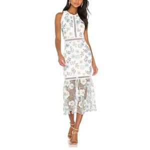 NWT Bronx and Banco Penelope Floral Midi Dress - Small / Size 4